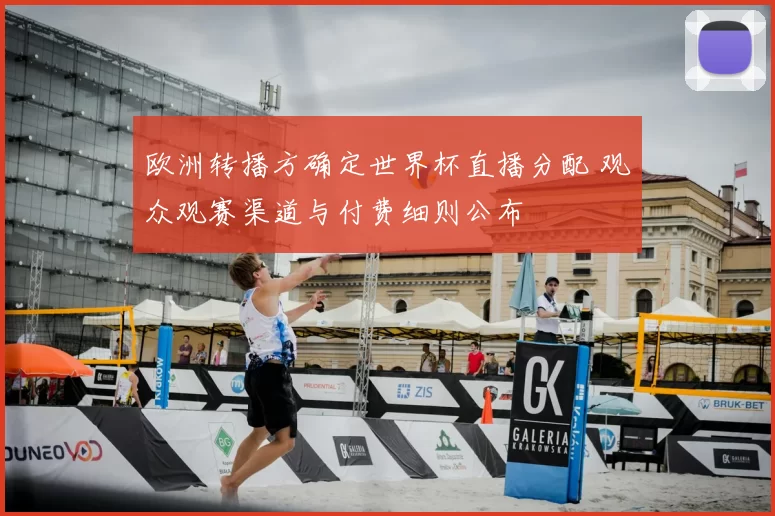 欧洲转播方确定世界杯直播分配 观众观赛渠道与付费细则公布